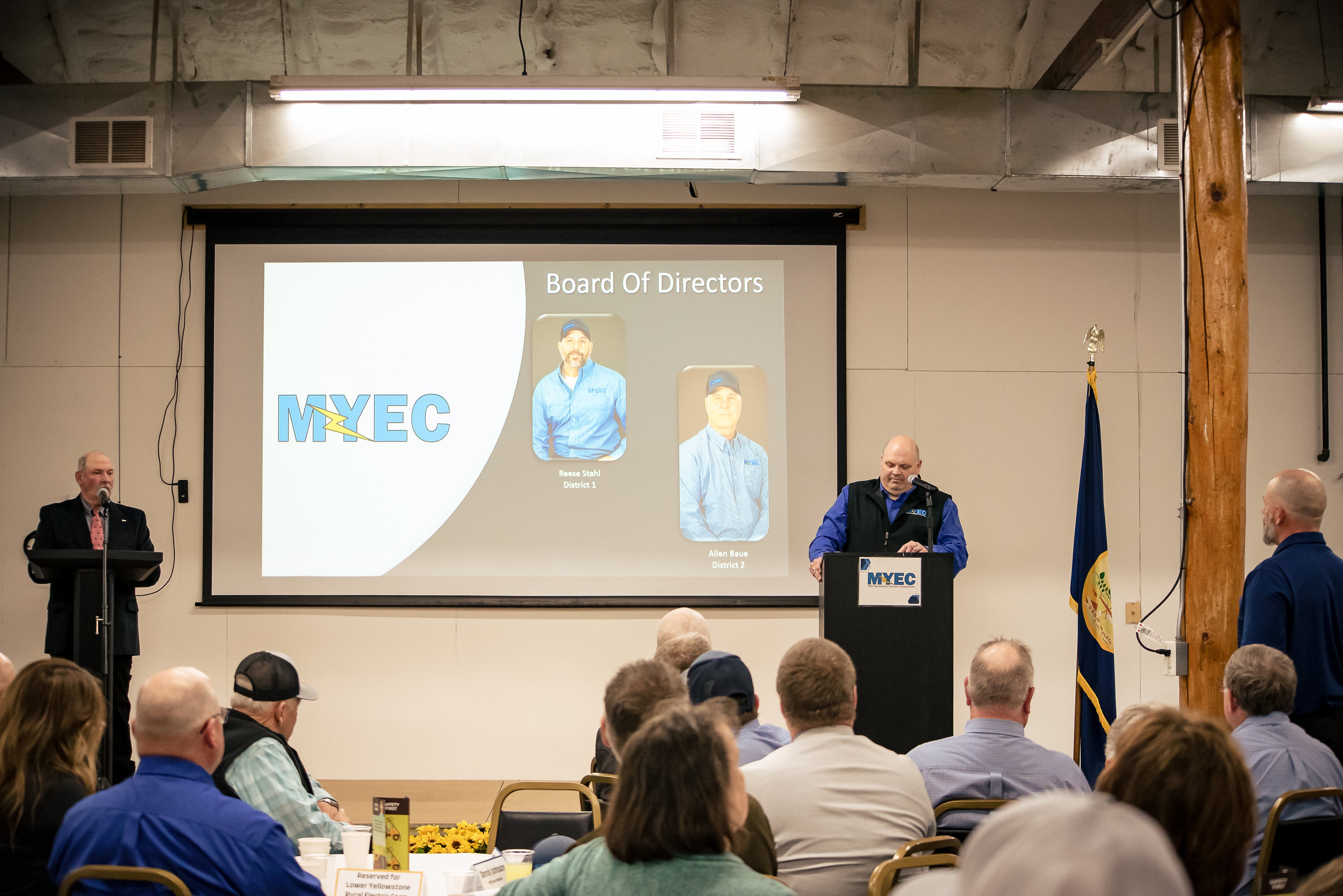 Jason Brothen, CEO and Tim Fulton, Board President Speaking at Annual Meeting 