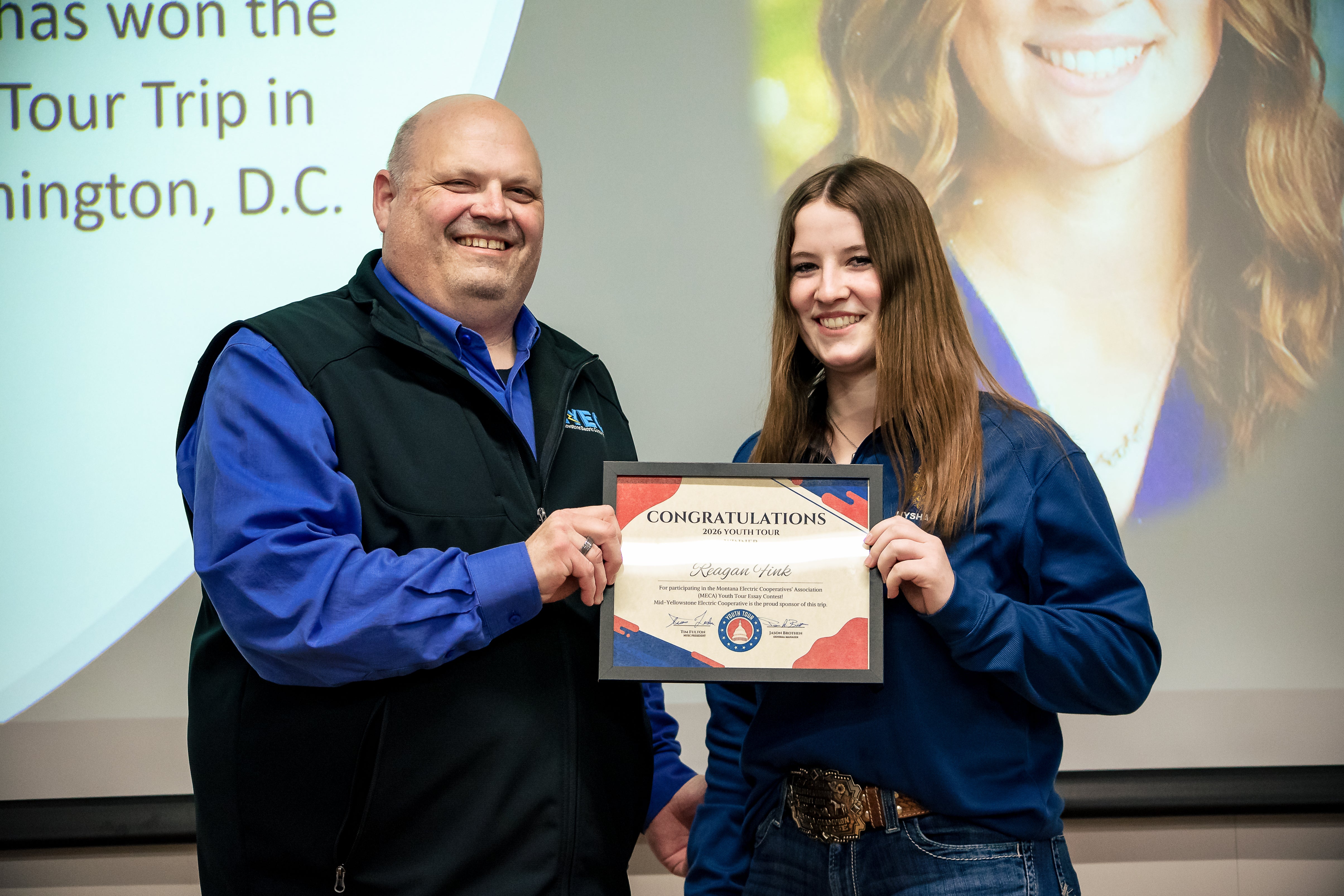 Reagan Fink, Youth Tour Winner 